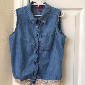 Denim Tank Top